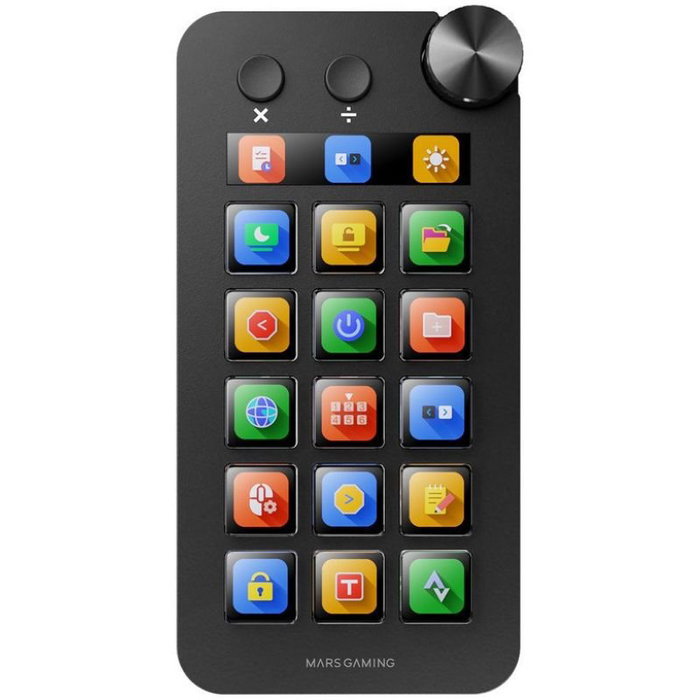 Mars Gaming MSD-NEO Control Deck Negro